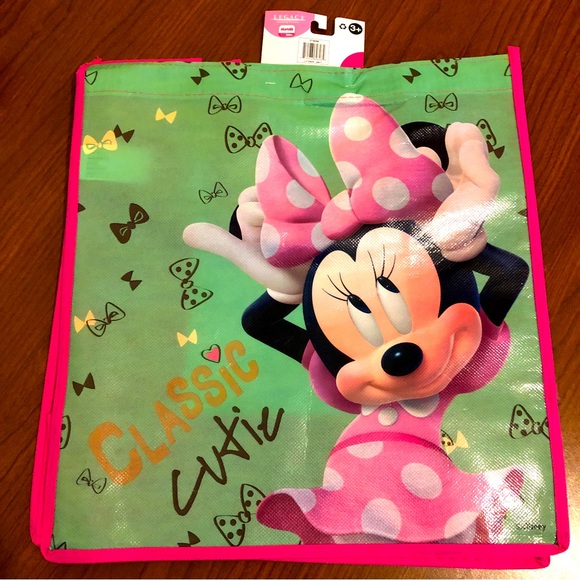 Disney Junior Minnie Mouse Classic Cutie Large Reusable Tote Bag - Picture 3 of 7